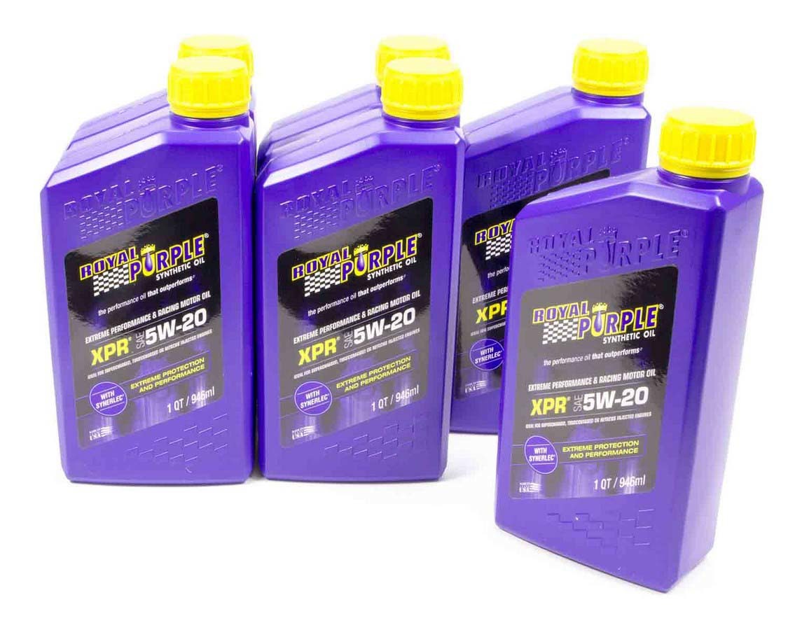 ROYAL PURPLE Motor Oil Extreme Performance Racing 5W20 Synthetic 1 qt Bottle Set