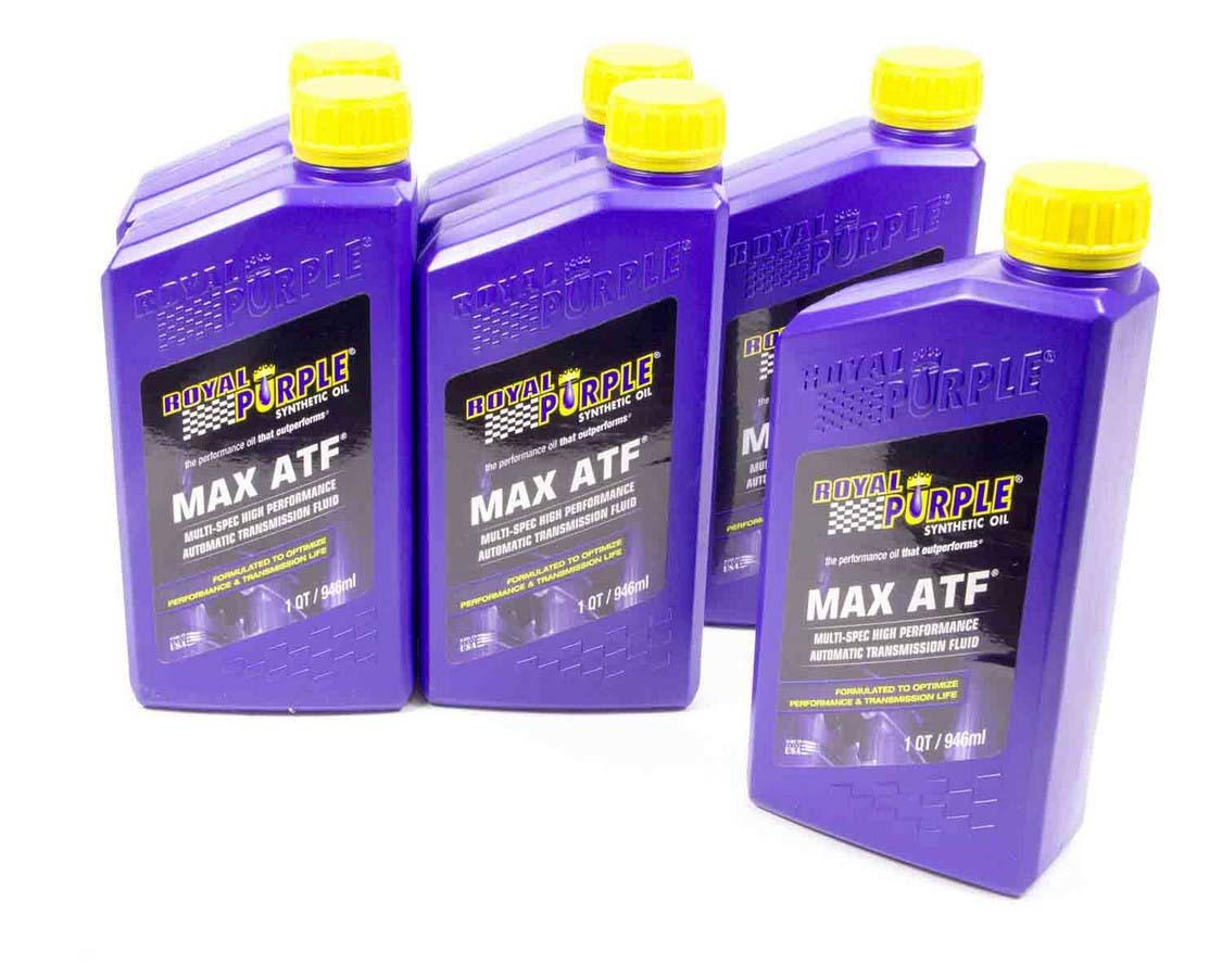 ROYAL PURPLE Transmission Fluid Max ATF ATF Synthetic 1 qt Bottle Set of 6