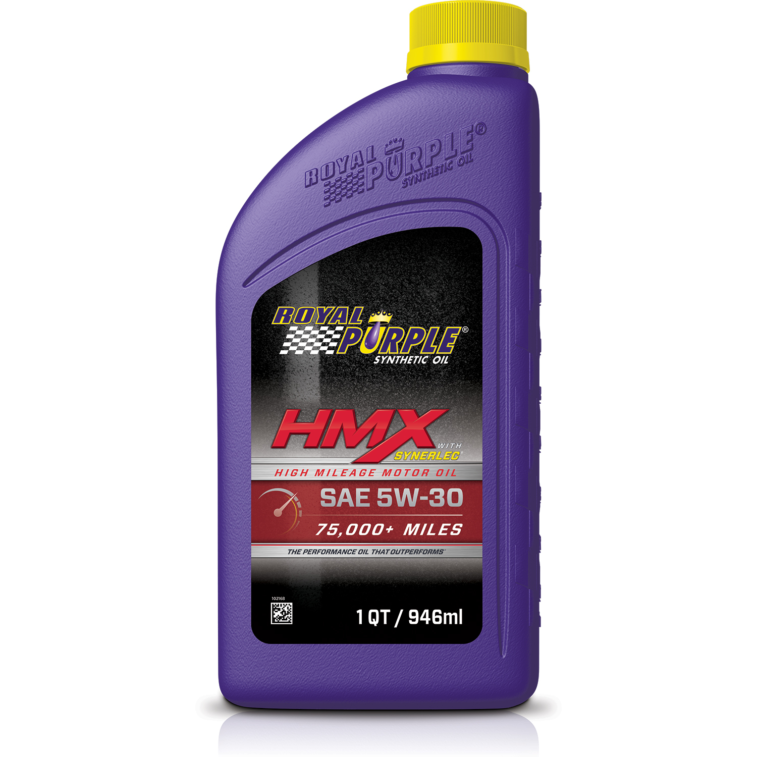 ROYAL PURPLE Motor Oil HMX High Mileage High Zinc 5W30 Synthetic 1 qt Bottle Eac