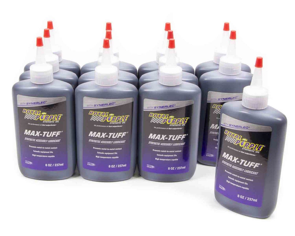 ROYAL PURPLE Assembly Lubricant, Max-Tuff, Synthetic, 8.00 oz Squeeze Bottle, Set of 12