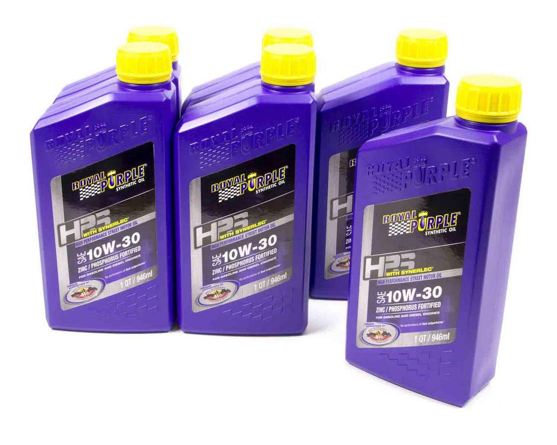 ROYAL PURPLE Motor Oil HPS High Performance Street High Zinc 10W30 Synthetic 1 q