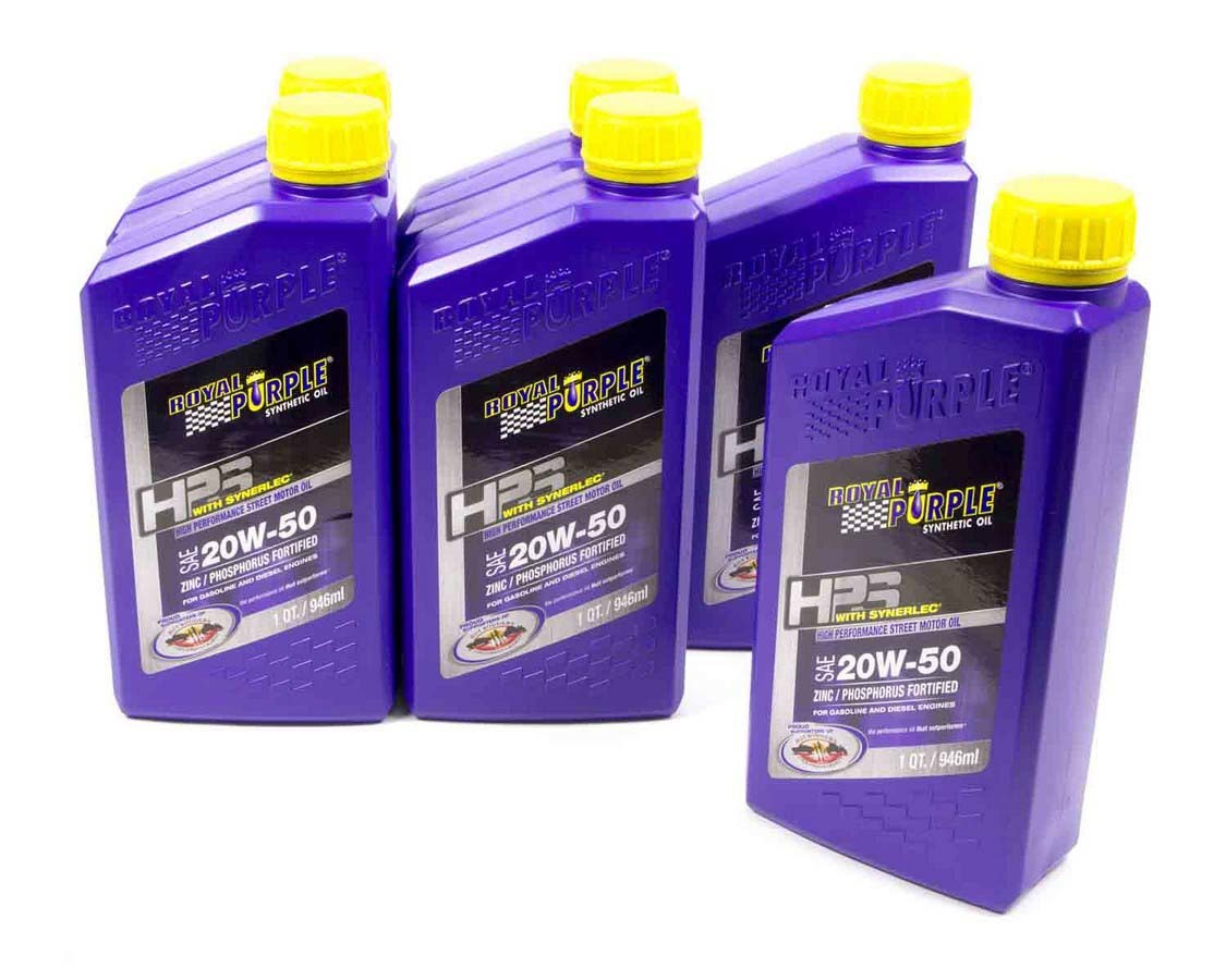 ROYAL PURPLE Motor Oil HPS High Performance Street High Zinc 20W50 Synthetic 1 q