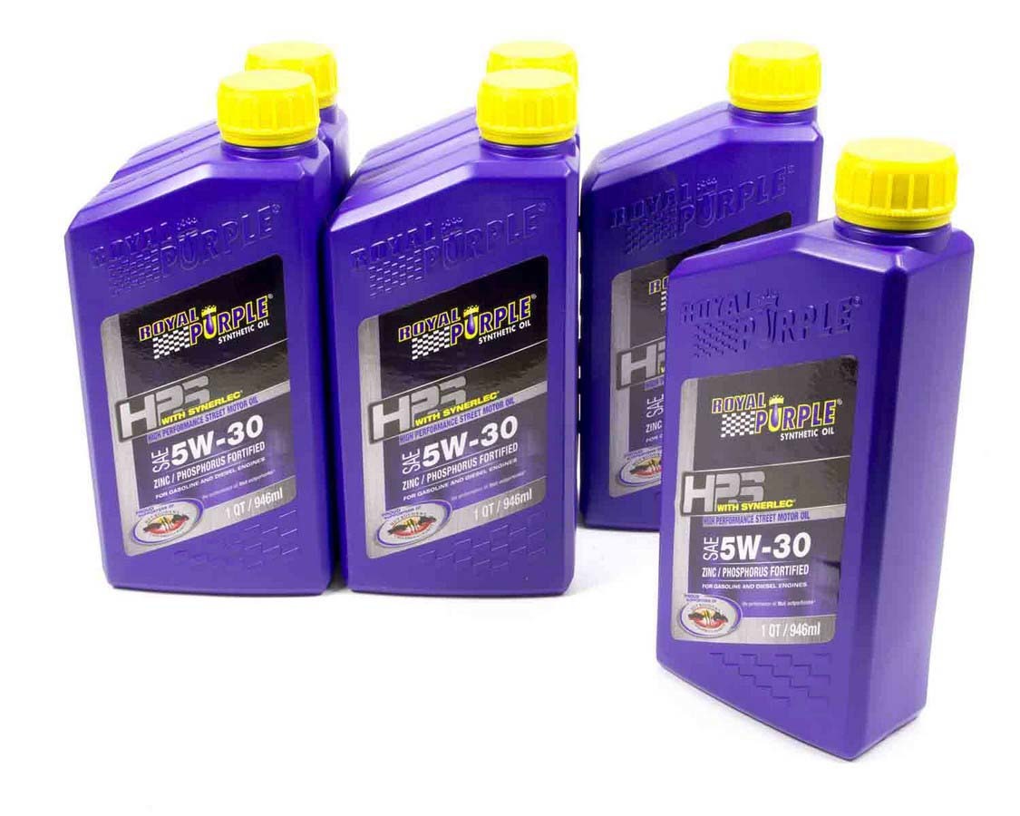 ROYAL PURPLE Motor Oil HPS High Performance Street High Zinc 5W30 Synthetic 1 qt