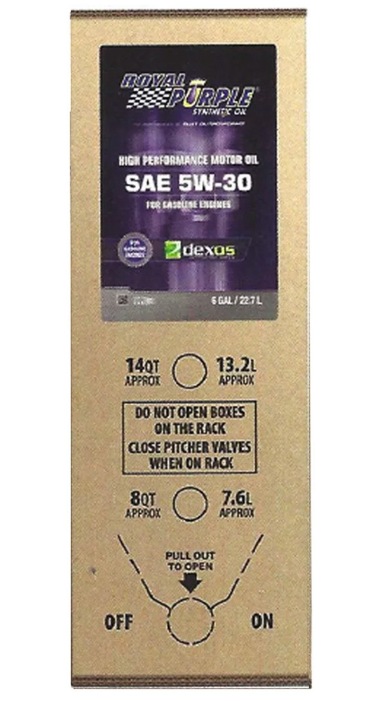 ROYAL PURPLE Motor Oil Multi-Grade SAE 5W30 6 gal Box Each