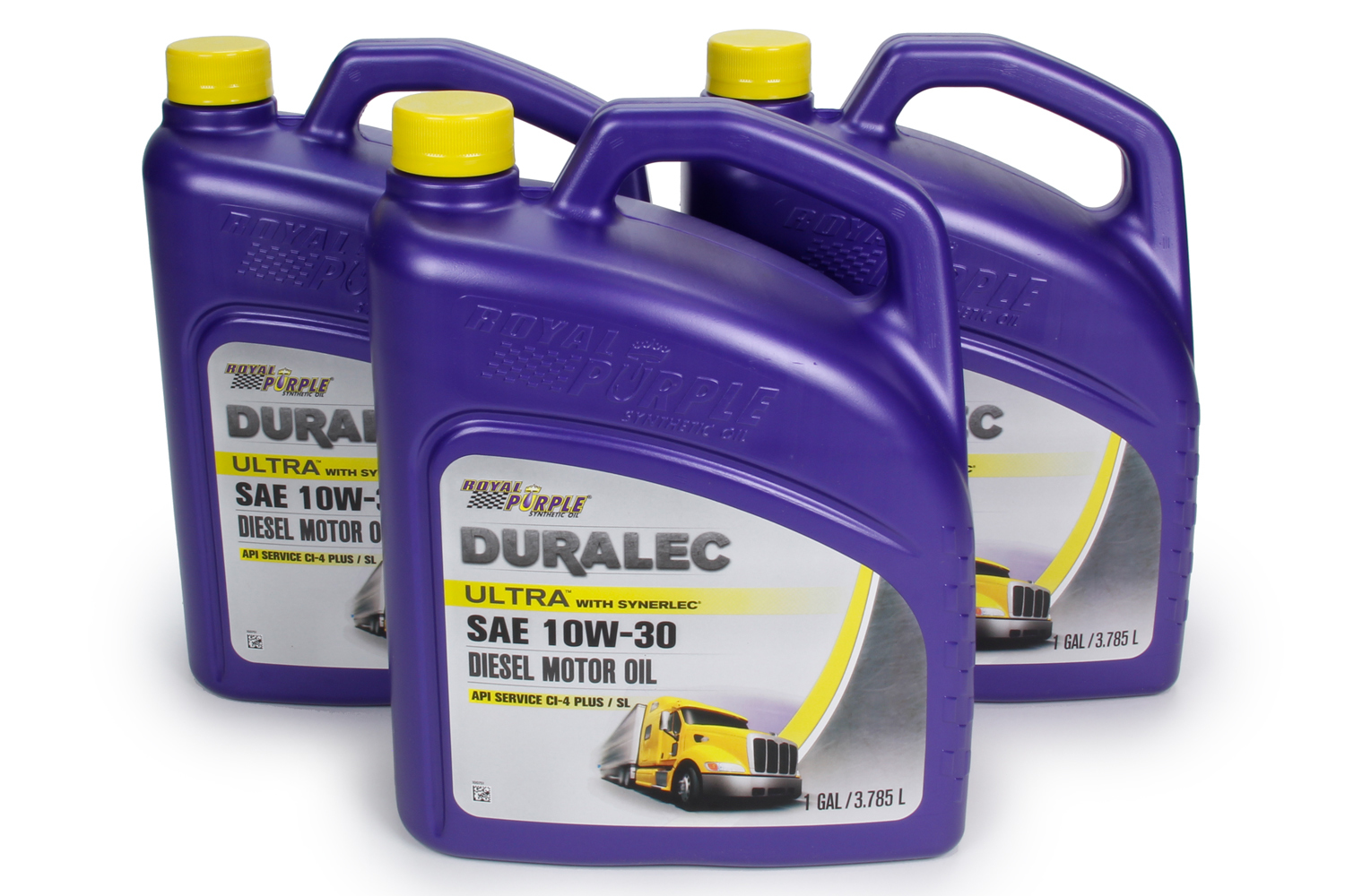 ROYAL PURPLE Motor Oil Duralec Ultra 10W30 Synthetic 1 gal Jug Set of 3