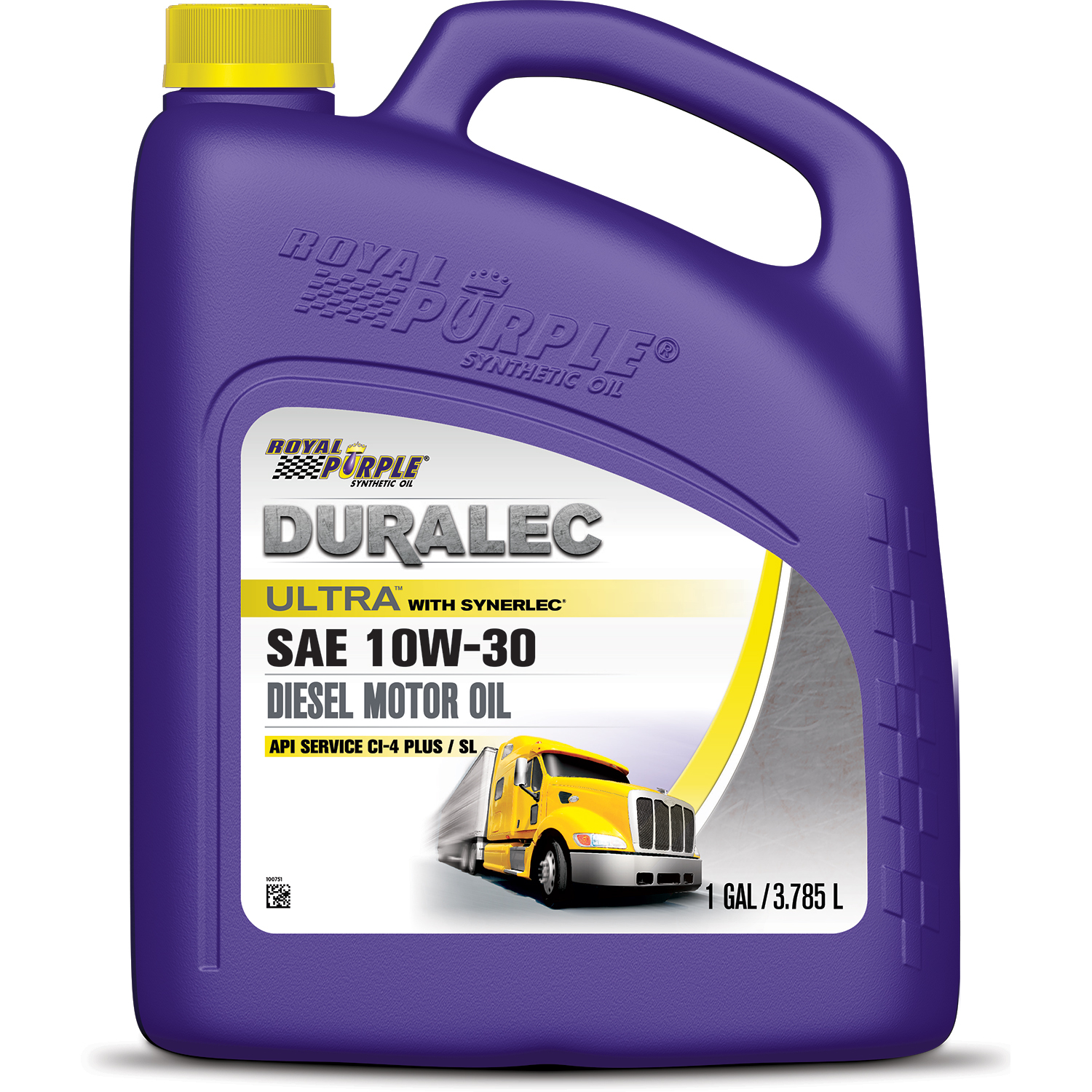 ROYAL PURPLE Motor Oil Duralec Ultra 10W30 Synthetic 1 gal Jug Each