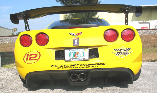 C6 & Z06 Corvette Custom Racing Fiberglass Rear Diffuser for CES Performance Exhaust and others