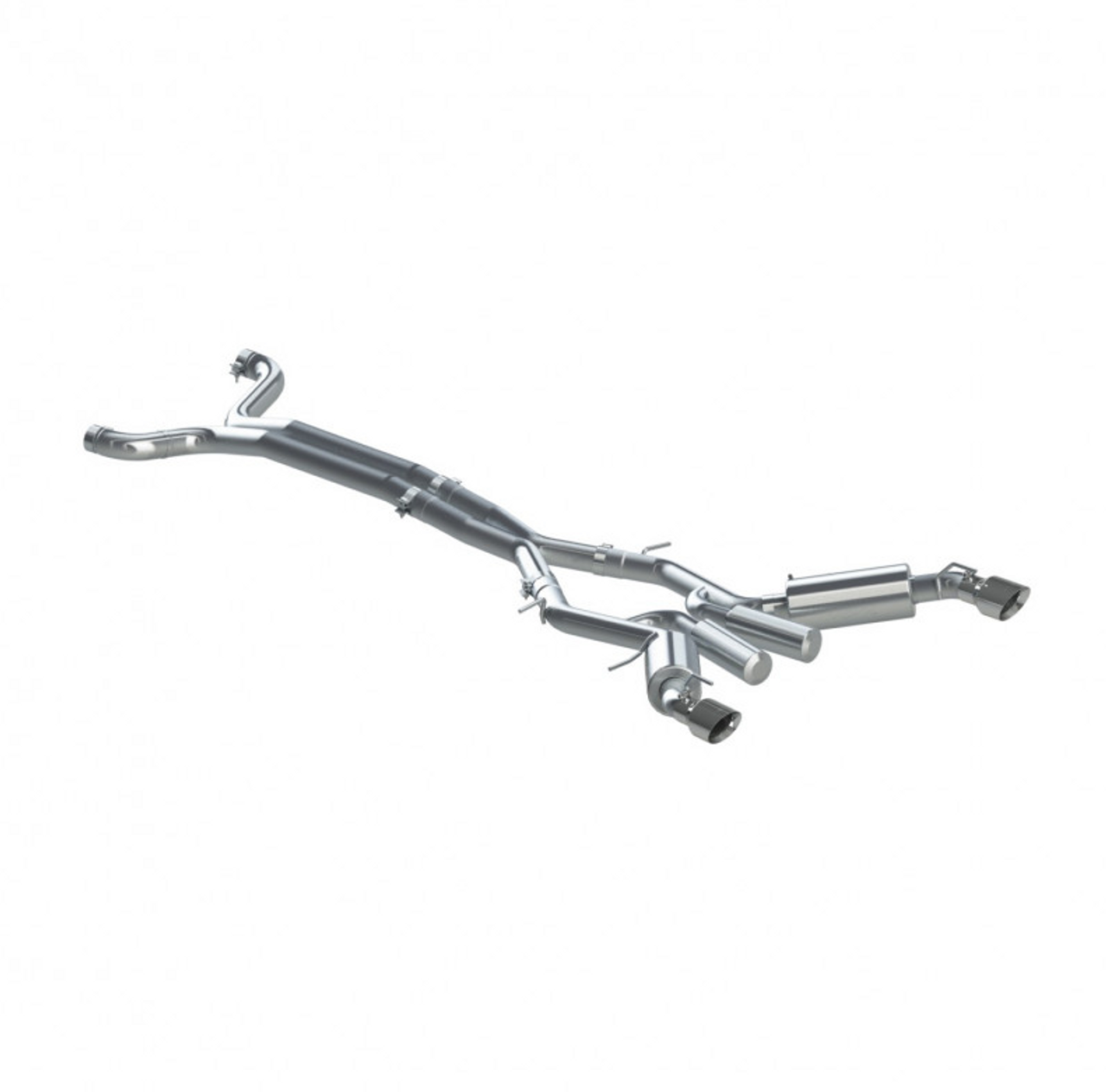 16-22+ Camaro SS 3" Dual Cat-Back W/ 4" Dual Wall T409 Stainless Steel Tips, MBRP
