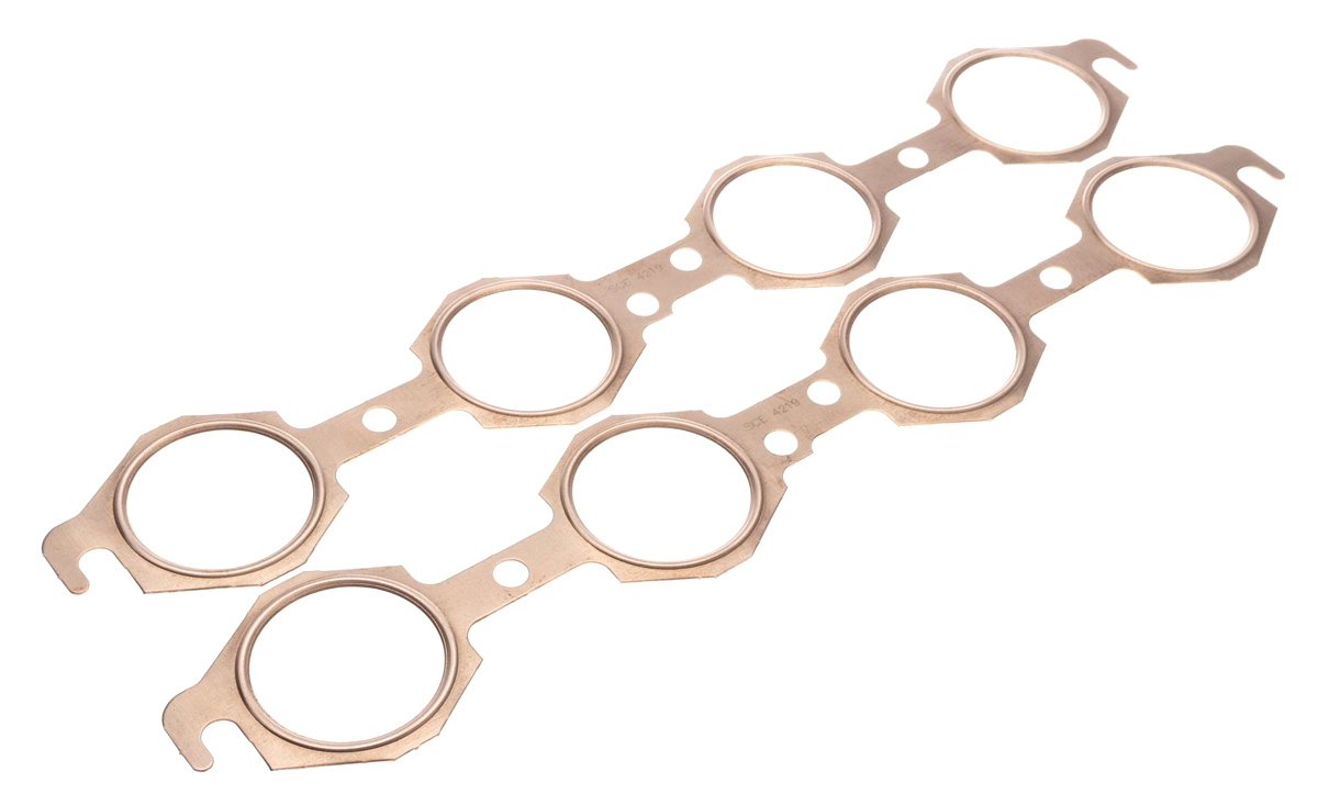 Sce Gaskets Pro Copper Exhaust Header/Manifold Gasket - GM LS-Series - Pair