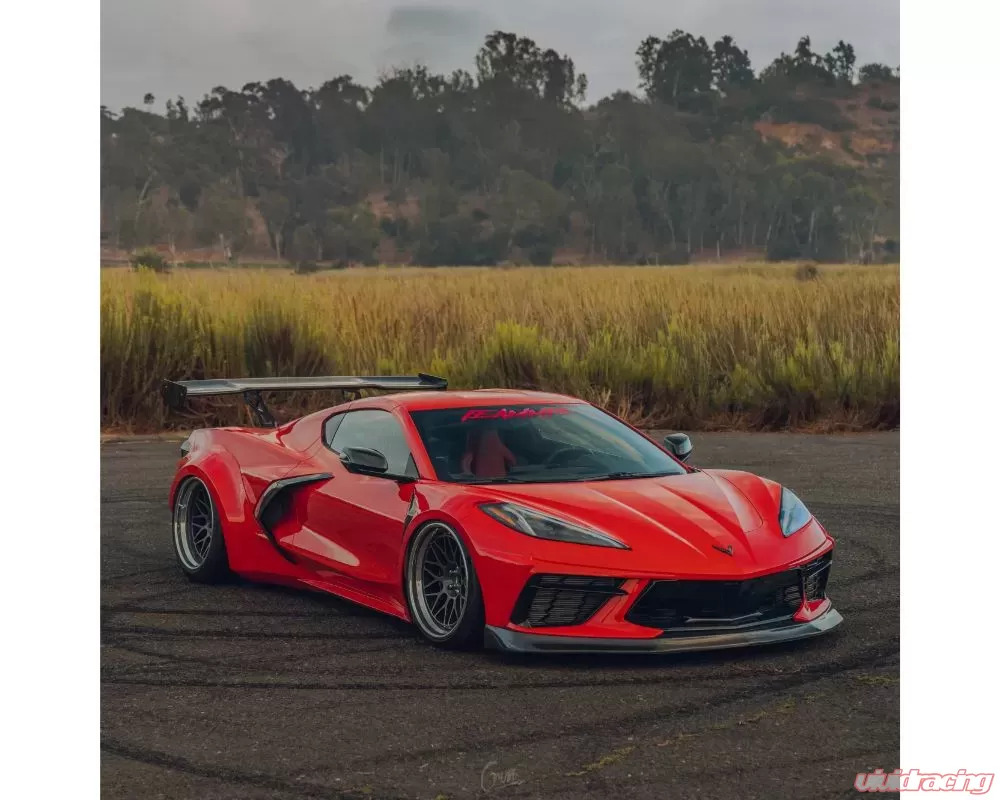 Street Hunter Wide Body Kit w/ Carbon Fiber Front Lip Chevrolet C8 Corvette Stingray 2020-2024