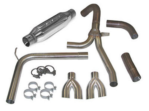 SLP Exhaust System, 1998-02 Camaro/Firebird "LoudMouth" LS1 w/Dual/Dual Tips