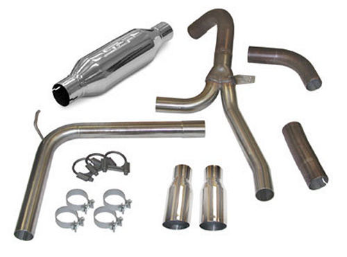 SLP Exhaust System, 1998-02 Camaro/Firebird "LoudMouth II" LS1 w/3.5" Slash