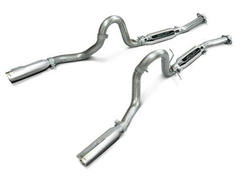 SLP Exhaust System, 1999-04 Mustang GT/Mach 1 "LoudMouth" (modular)