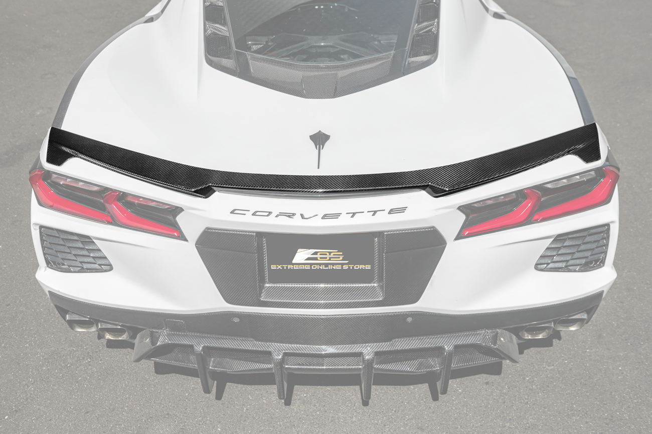 20-26+ C8 Corvette Low Profile Blade Spoiler (Carbon Fiber) - EOS