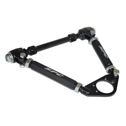 SPC PERFORMANCE Control Arm, Tubular, Driver Side, Upper, Adjustable, 7-1/2" 9-1/2" Long, Bolt-In Ball Joint, Steel, Black Pai