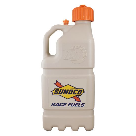 SUNOCO RACE JUGS Utility Jug, Gen 3, 5 gal, 9 x 9 x 23 in Tall, O-Ring Seal Cap,