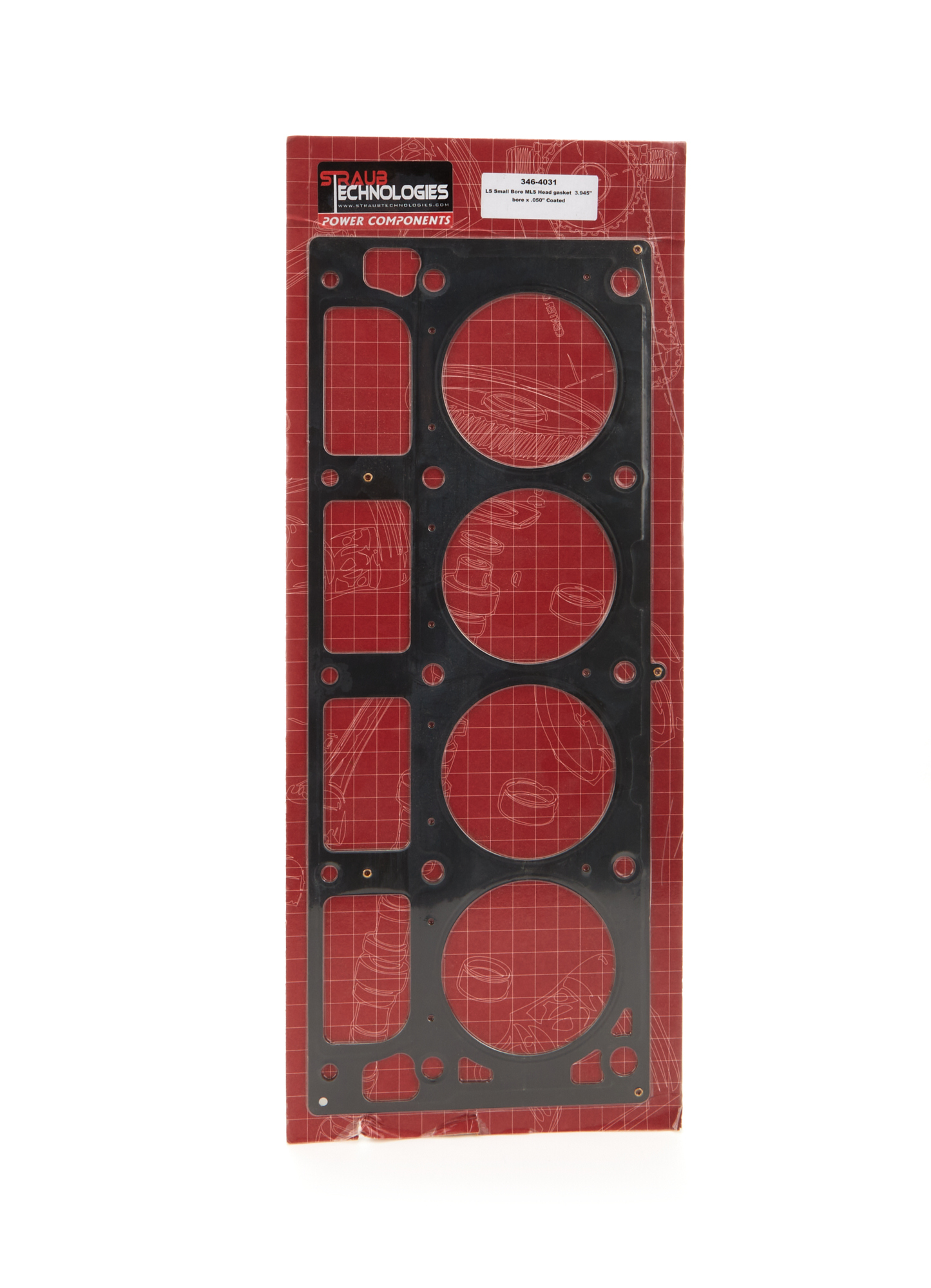 Straub Technologies Inc. 3.945 in Bore Cylinder Head Gasket - GM LS-Series