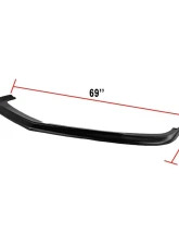Spec-D ZL1 Style Black Polypropylene Bumper Lip Chevrolet Camaro 2010-2013