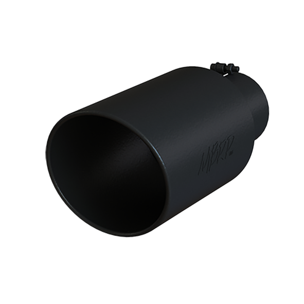 Exhaust Tip 8 in OD Rolled End 5 in Inlet 18 in Length Black MBRP