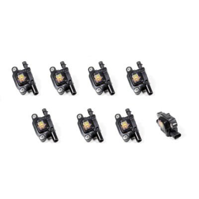 LS2 / LS7  Engine Ignition Coil Pack, ThunderVolt, Coil-On-Plug, Black, GM LS-Series, Set of 8