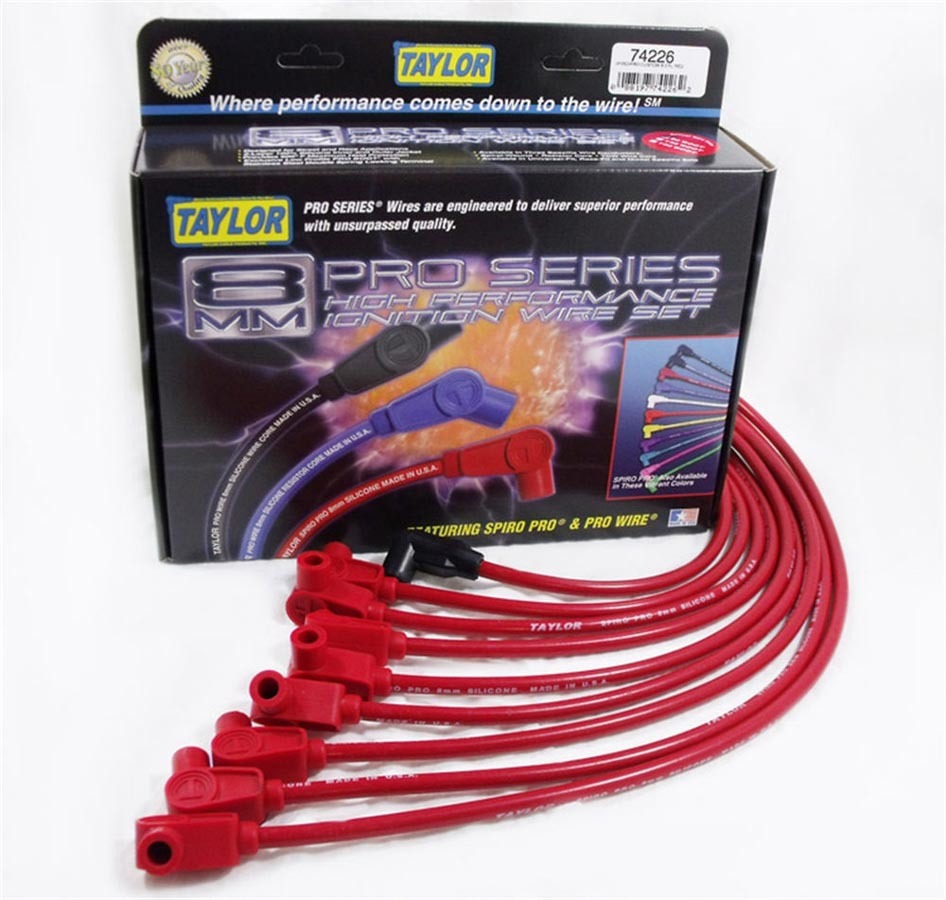 Taylor/Vertex Spiro-Pro Spark Plug Wire Set - GM LT-Series 1992-97 - 8 mm