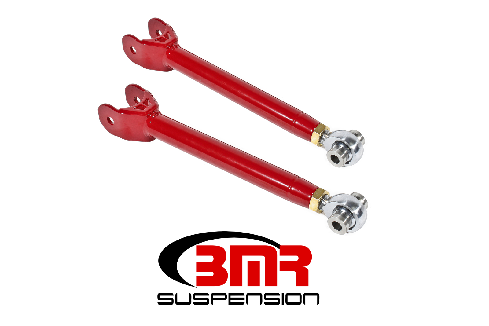 Lower Trailing Arms, Single Adjustable, Rod Ends, Fits all 2016-newer Chevrolet Camaros , BMR Suspension - TCA060R