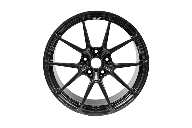 Titan 7 T-P5 19x9,20x11.5 5x120 Chevrolet C8 Corvette- Advanced Dark Gunmetal