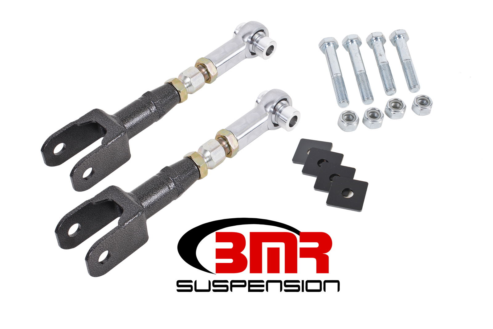 Toe Rods, Rear, On-Car Adjustable, Rod Ends, Fits all 2015 and newer S550 Mustangs, BMR Suspension - TR005H