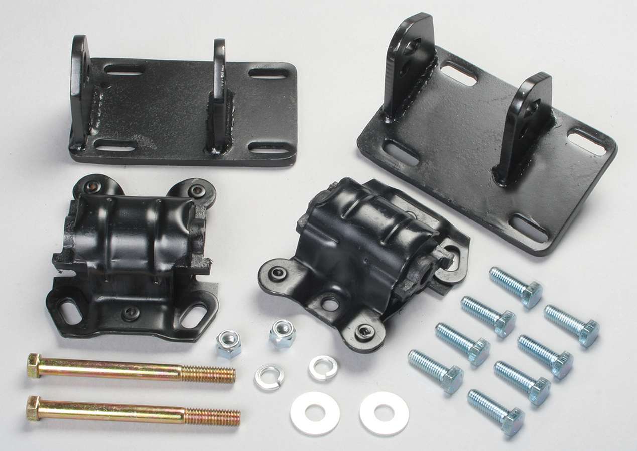 Trans-Dapt Bolt-On Motor Mount - GM Compact Truck 4.3 L to GM LS-Series - Steel