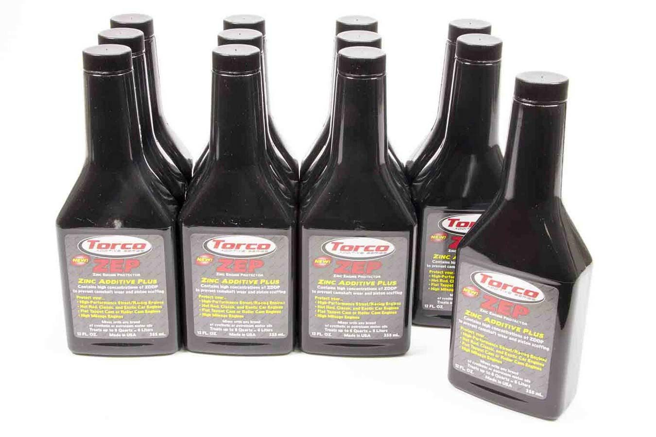 Torco Oil, ZEP Oil Additive w/ Zinc Case/12-12oz Bottle