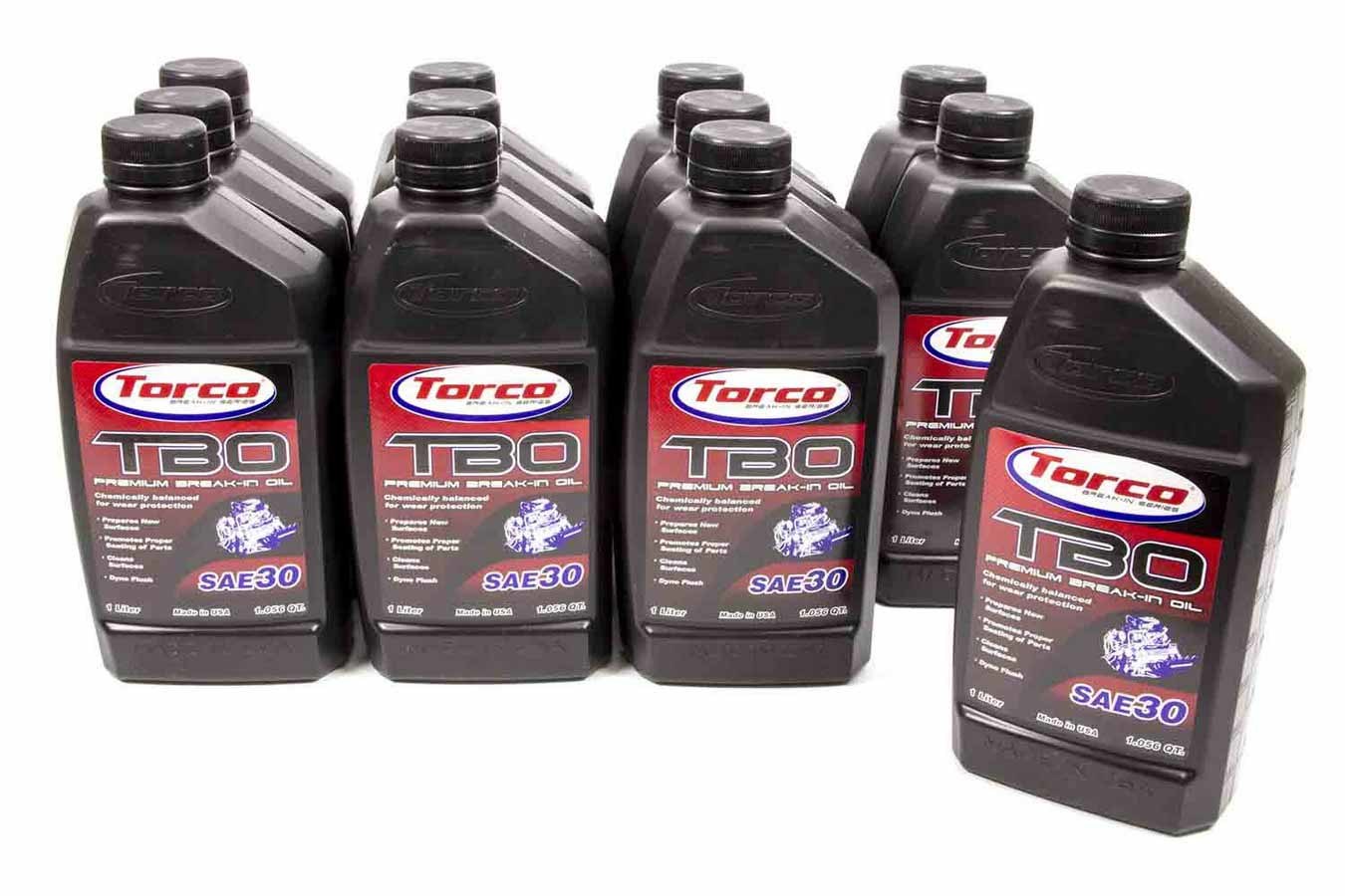 Torco Oil, TBO 30w Premium Break-In Oil Case/12-1 Liter