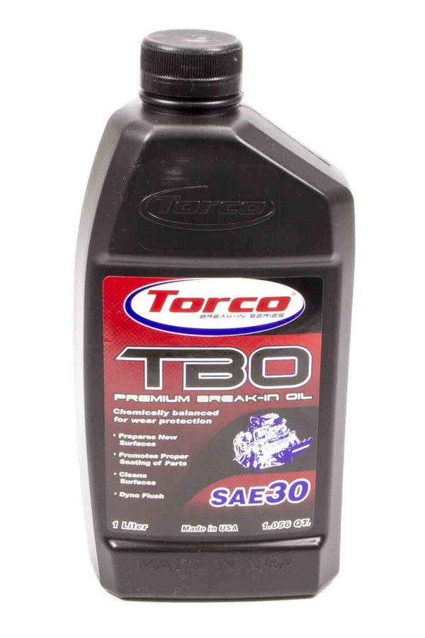Torco Oil, TBO 30W Premium Break-In Oil 1 Liter Bottle