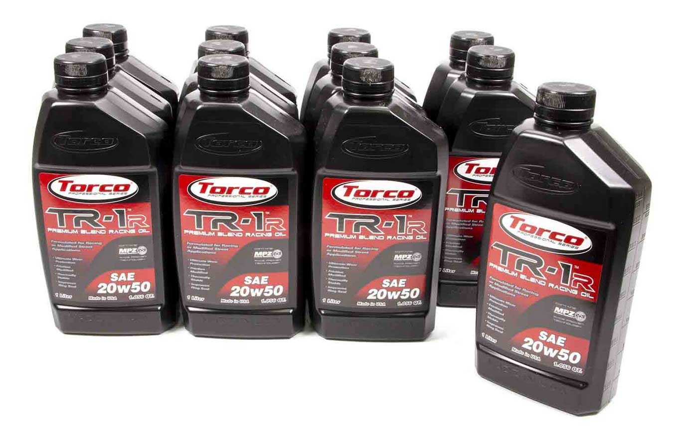 Torco Oil, TR-1 Racing Oil 20w50 Case/12-1 Liter