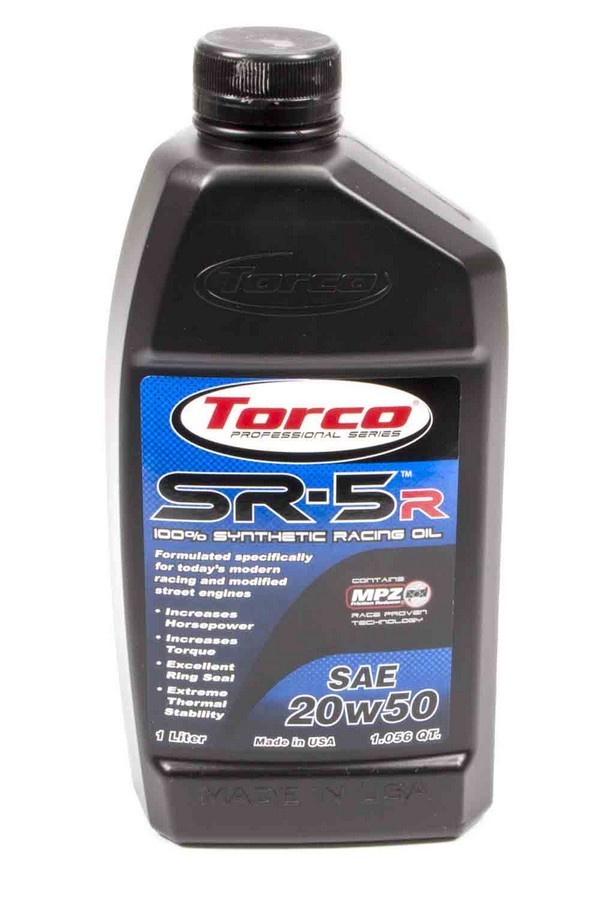 Torco Oil, SR-5 Synthetic Oil 20W50 1 Liter