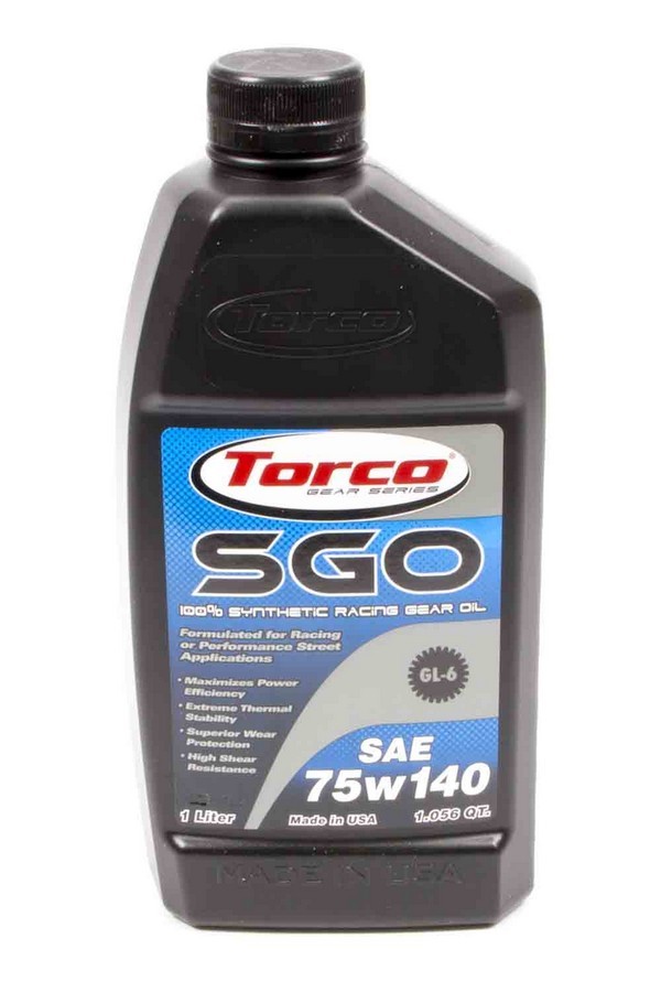 Torco Oil, SGO 75W140 Synthetic Racing Gear Oil 1-Liter