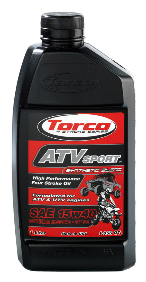Torco Oil, ATV Sport Four Stroke Ra cing Oil 15w40-12x1-Lite