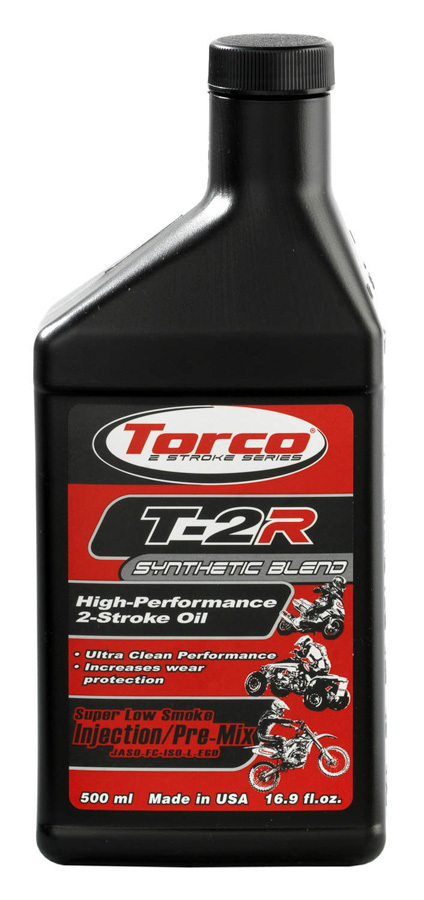 Torco Oil, T-2R Two Stroke High Per formance Oil-12x500-ML