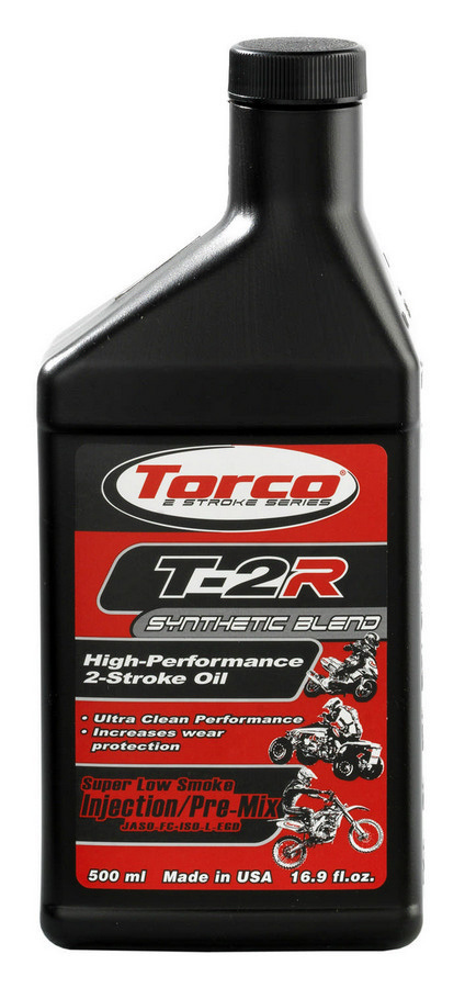 Torco Oil, T-2R Two Stroke High Per formance Oil-500-ML