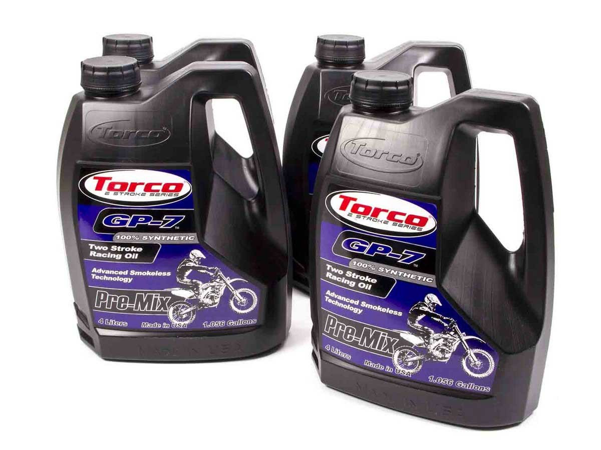 Torco Oil, GP-7 Racing 2 Cycle Oil Case 4x1 Gallon