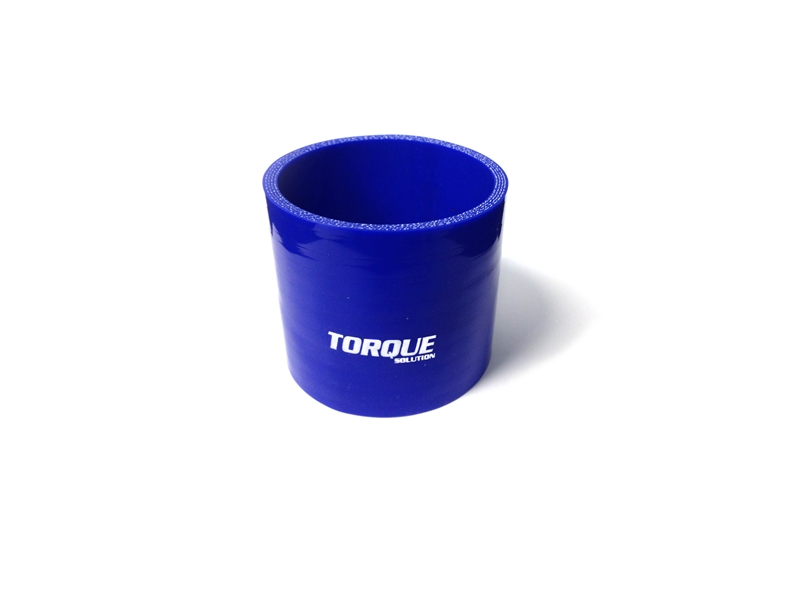 Torque Solution Straight Silicone Coupler: 3" Blue Universal