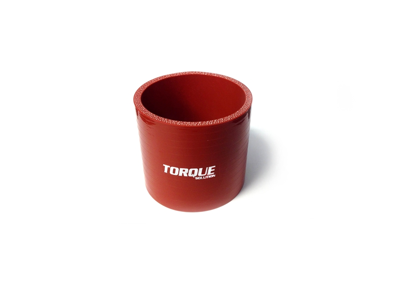 Torque Solution Straight Silicone Coupler: 3" Red Universal