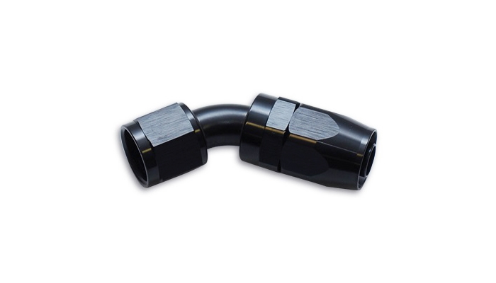 Torque Solution Rubber Hose Fitting: -10AN 45 Degree