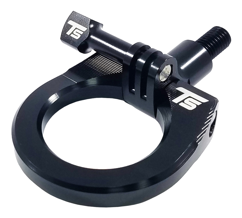 Torque Solution Billet Go Pro Mount Tow Hook Ring: Black