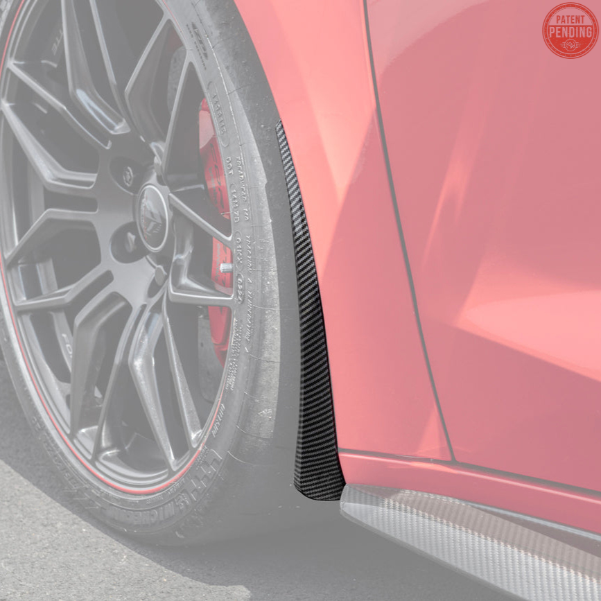 EOS C8 Corvette Z06 / E-Ray XL Extended Front - Hydro Dipped Carbon Fiber
