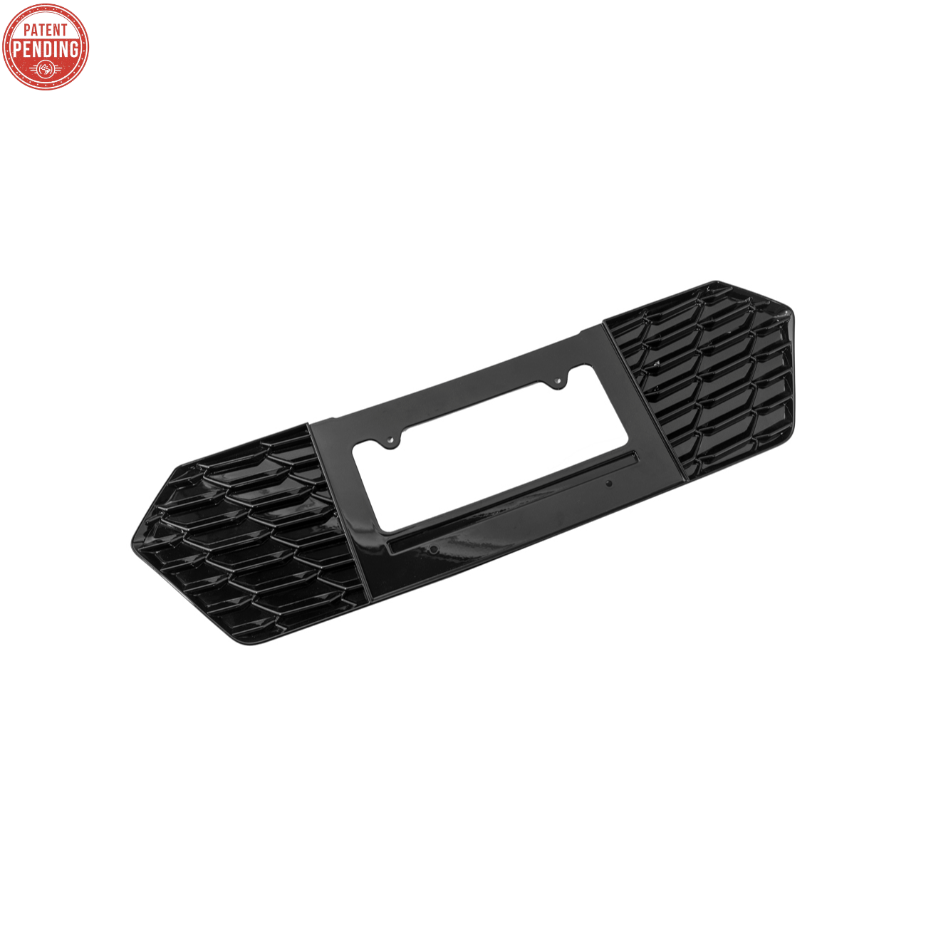 Chevrolet Corvette C8 License Plate Backing, Carbon Flash