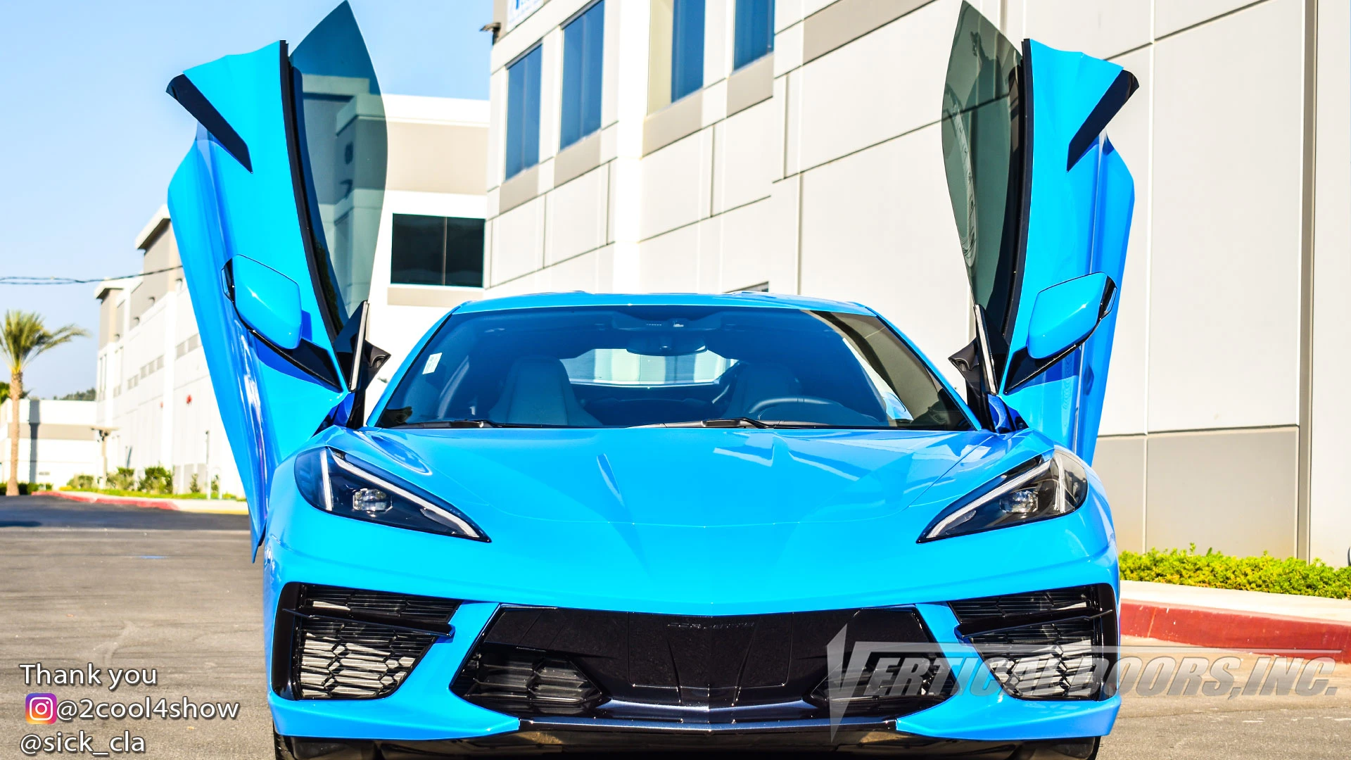 Chevrolet Corvette C8 from California featuring vertical lambo door co –  Vertical Doors, Inc.