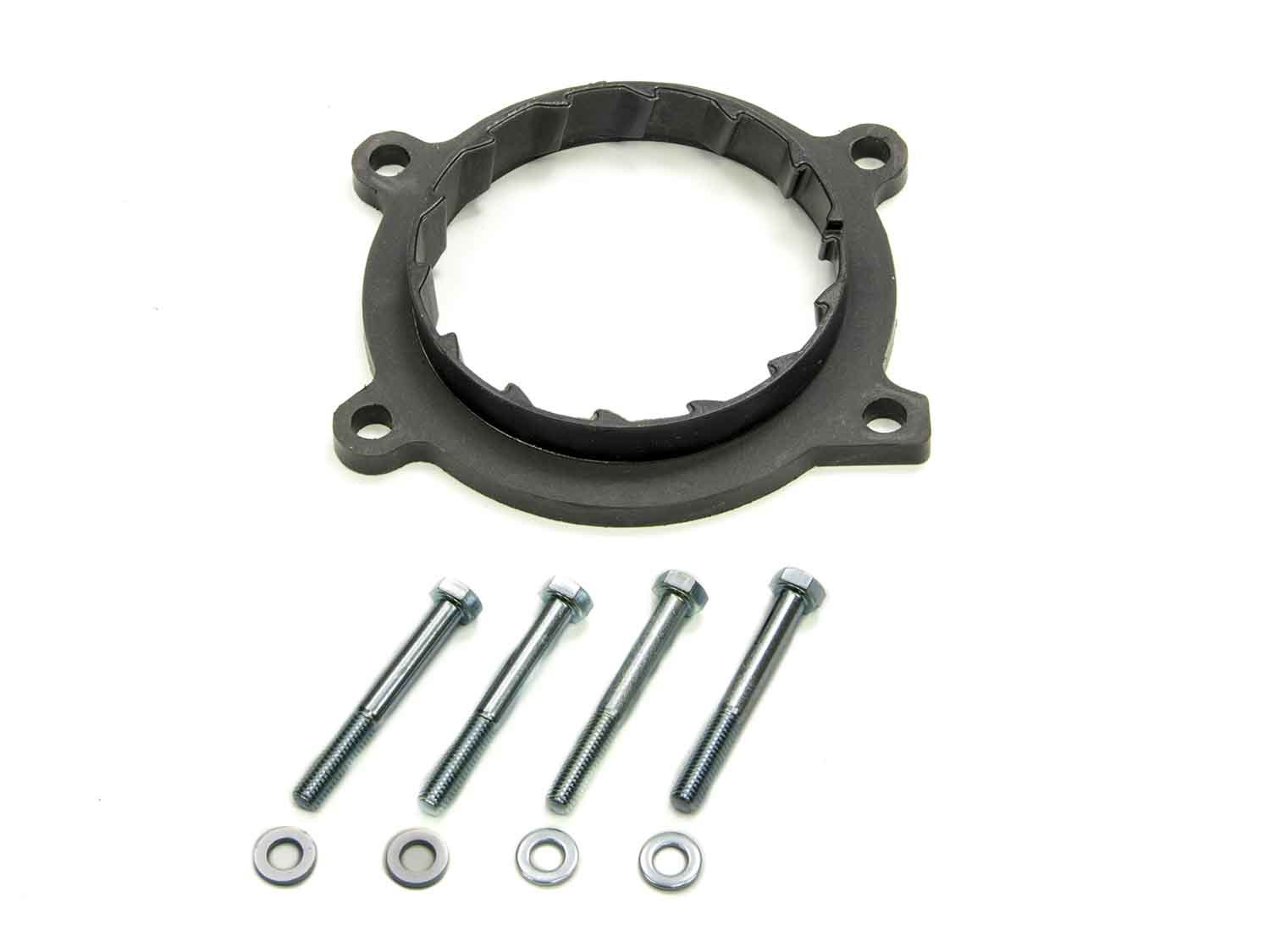 Volant Throttle Body Spacer, Vortice, Gasket/Hardware, Nylon, Blue, GM LS-Series, Chevy Camaro 2010-13, Kit