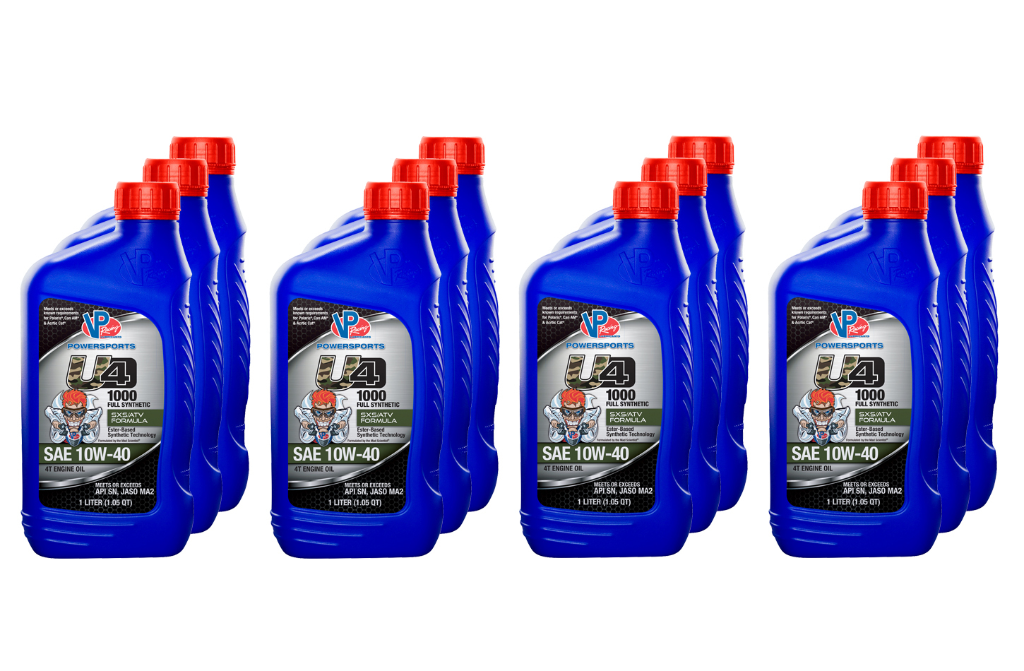 VP RACING VP Oil SAE 10w40 UTV/ATV Syn 32oz (Case 12)