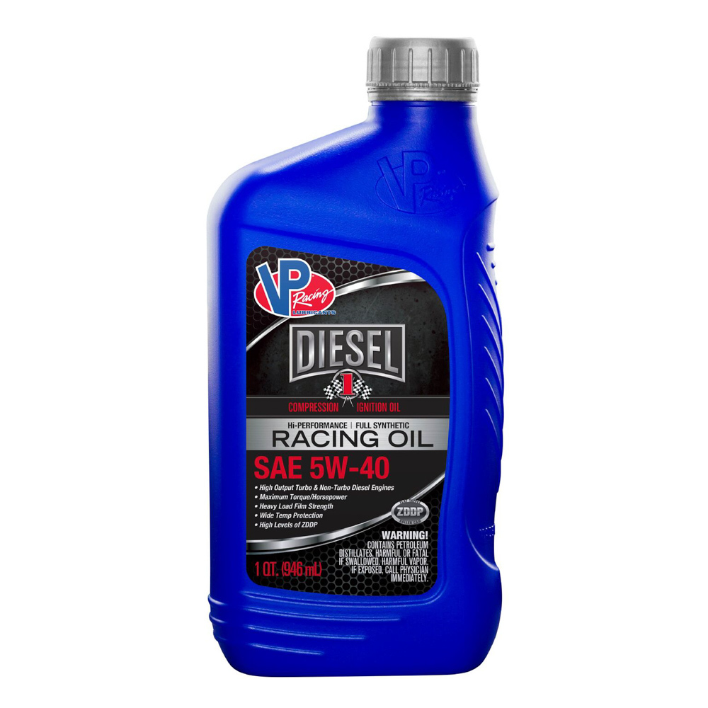 VP RACING VP 5w40 CI1 Diesel Hi- Perf 1 Qt