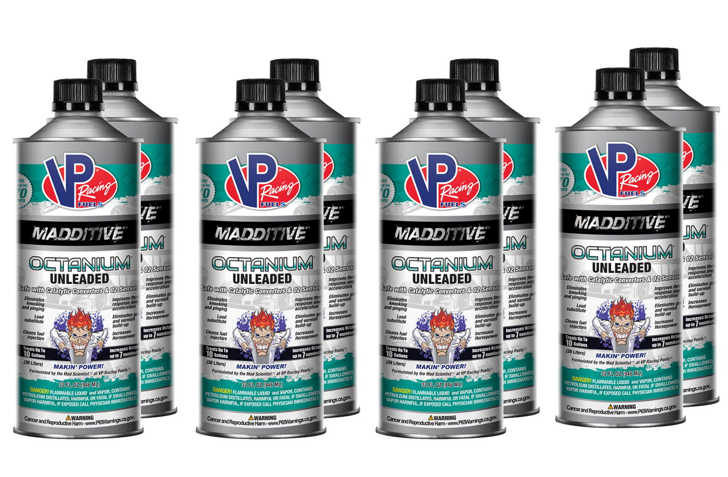VP RACING Octanium Unleaded Octane Booster 32oz (Case 8)